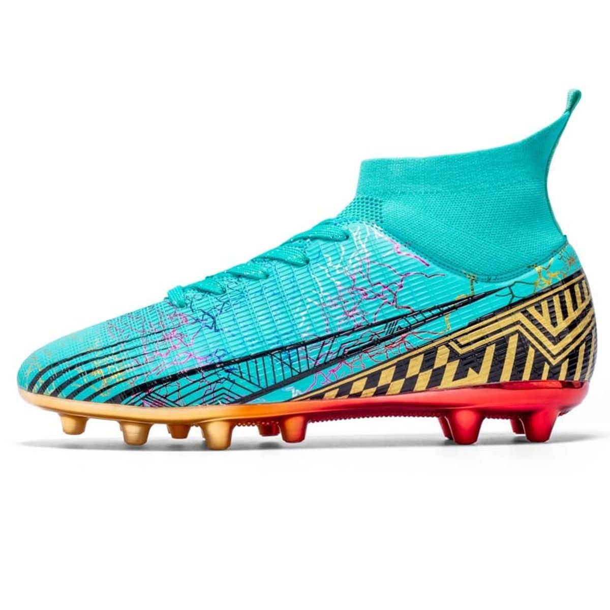 SHANDIAN - Zapatillas de Fútbol Hombre FG zapatos hombre Blanco