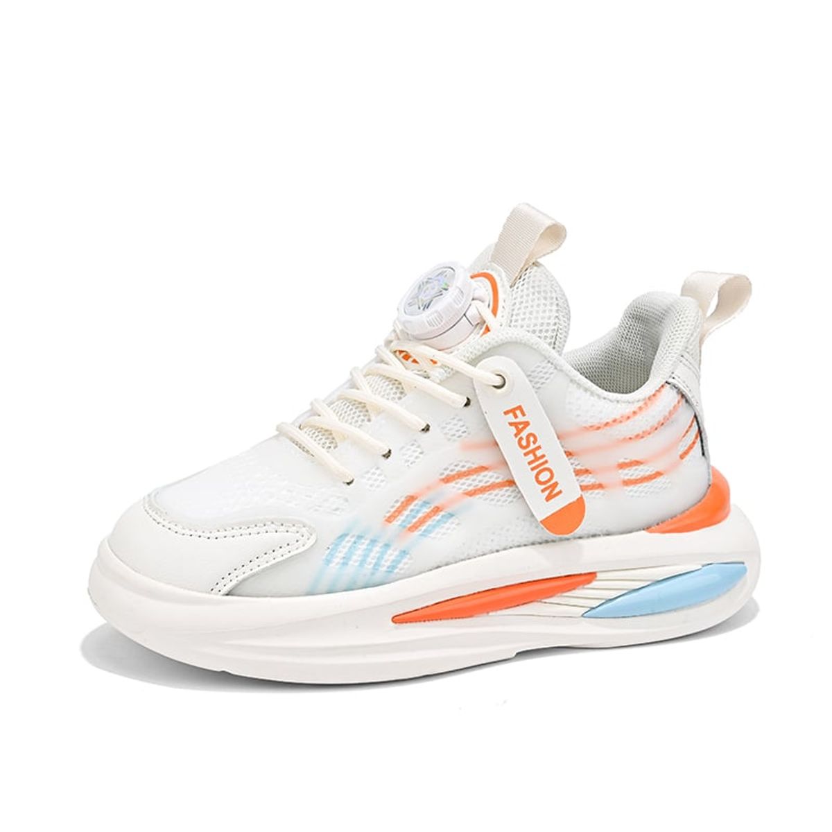 SHANDIAN - Zapatillas Running Plataforma Hombre Blanco-