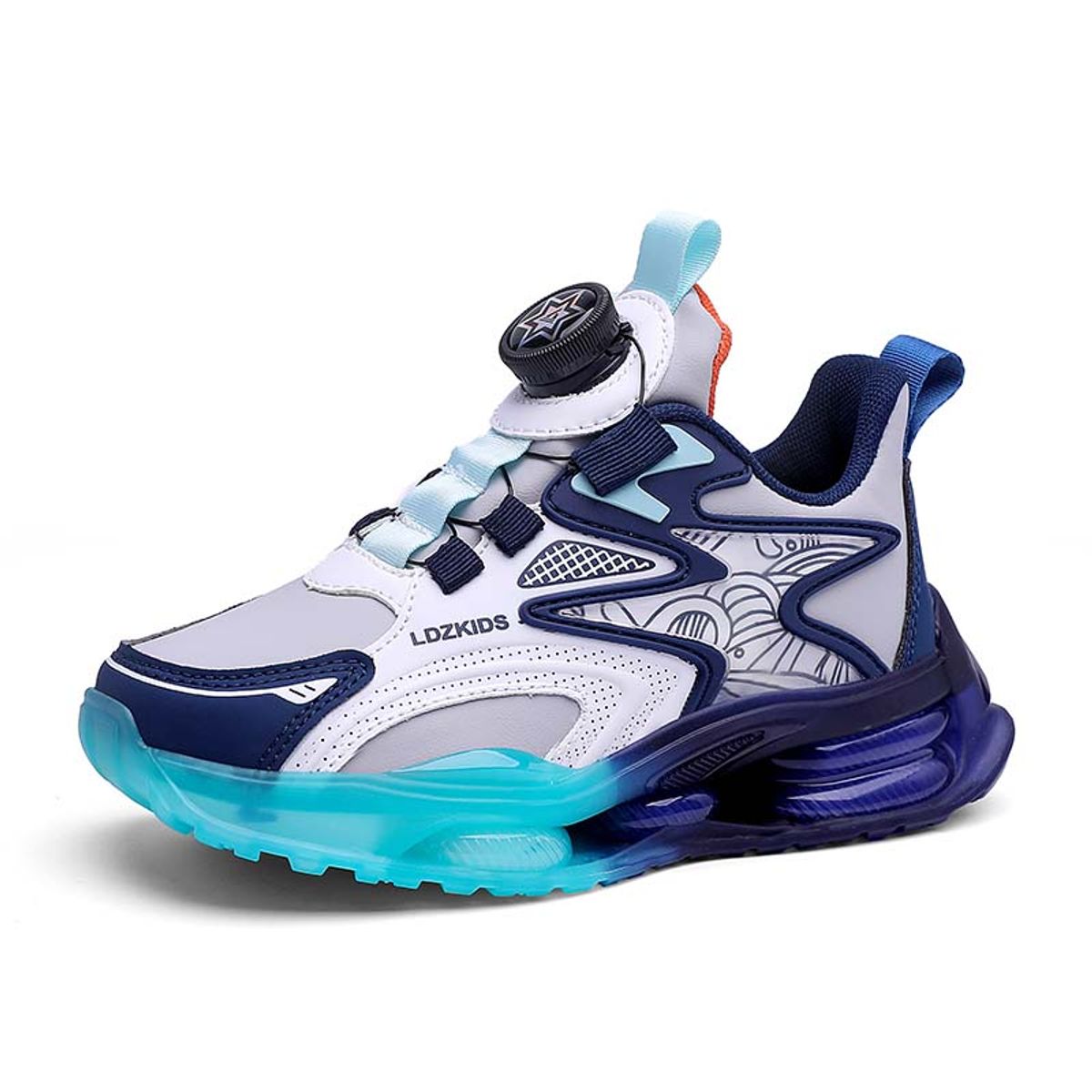 SHANDIAN - Zapatillas Gore Boa Deportiva Niños y Niñas Azul