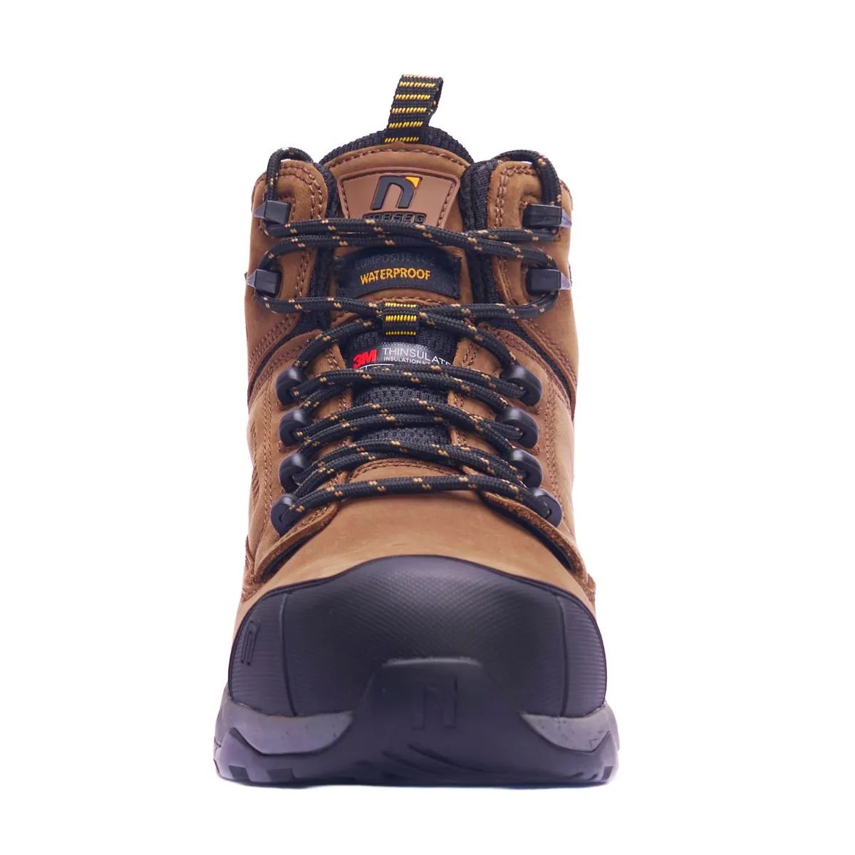 NORSEG - Bota de seguridad para hombre cuero nobuck viper ct marrón norseg safety NORSEG