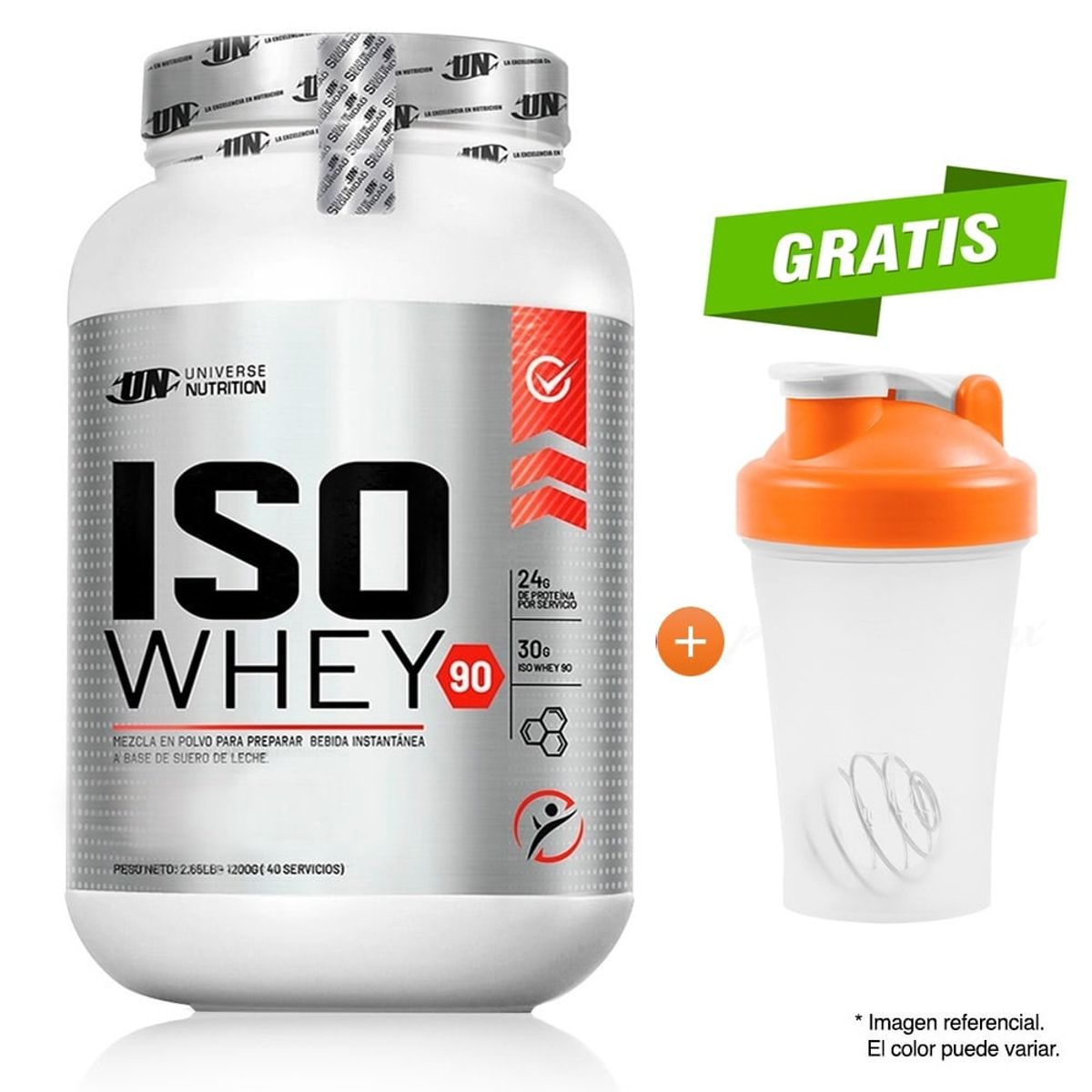 UNIVERSE NUTRITION - ISO WHEY 90 DE 1.1 KG UNIVERSE NUTRITION COOKIES AND CREAM + SHAKER