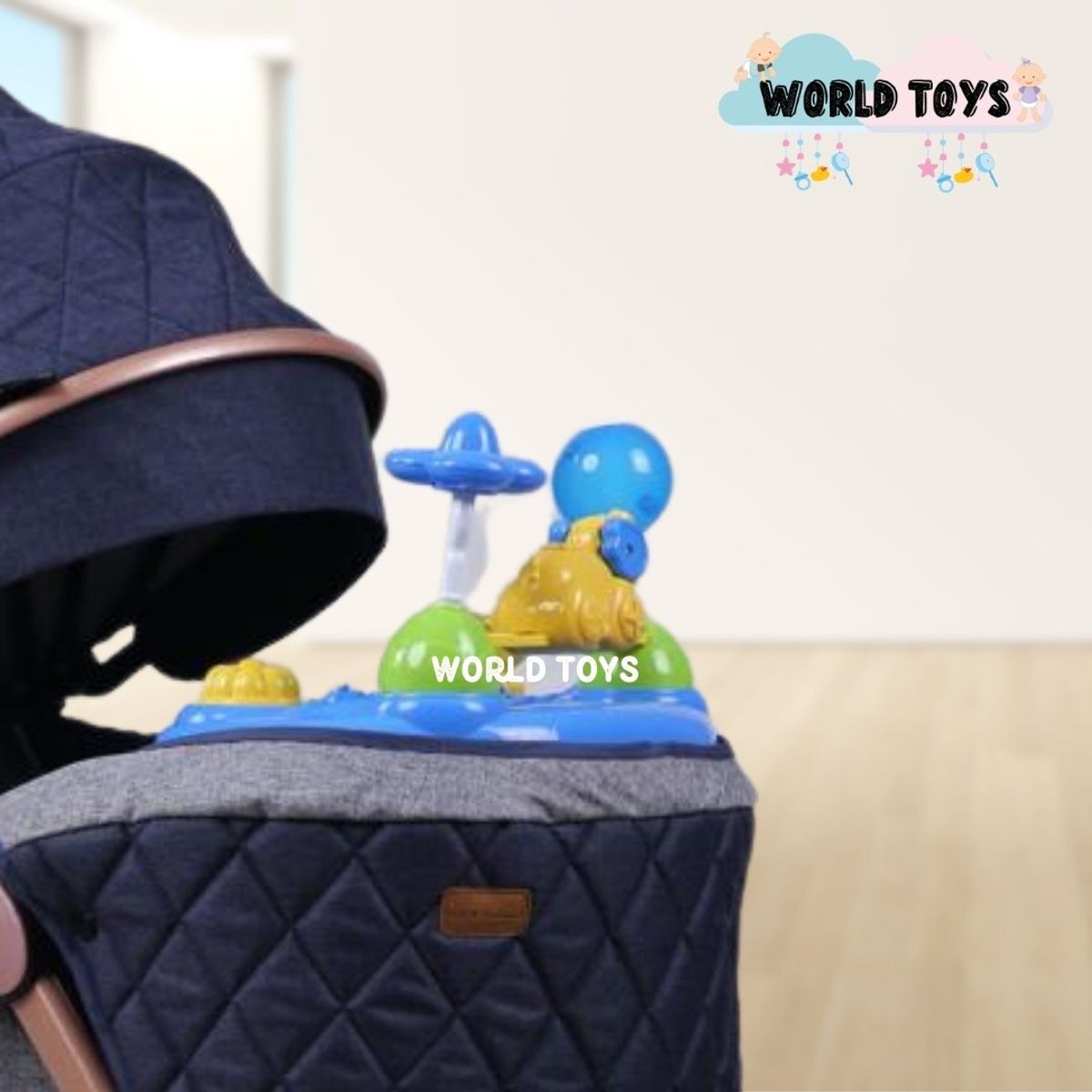 CONFORT - Coche Cuna Musical de Lujo «SUMMER DREAM» Blue