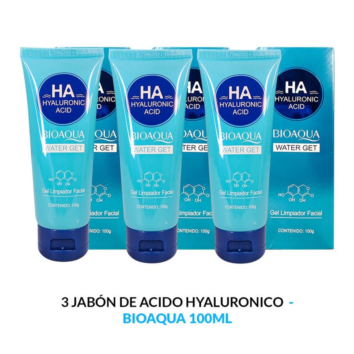 BIOAQUA - Acido Hyaluronic Ha Hyaluronic Acid Water Get 100Gr Bioaqua 3 U