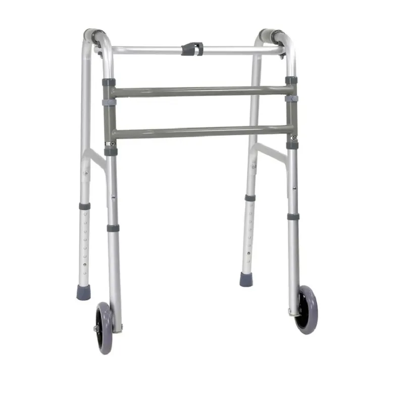 GENERICO - Andador Ortopedico con Ruedas Plegado Importado Aluminio