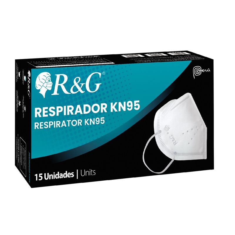 GENERICO - KN95 X 15 UNIDADES MASCARILLA COLOR BLANCO  empaque individual