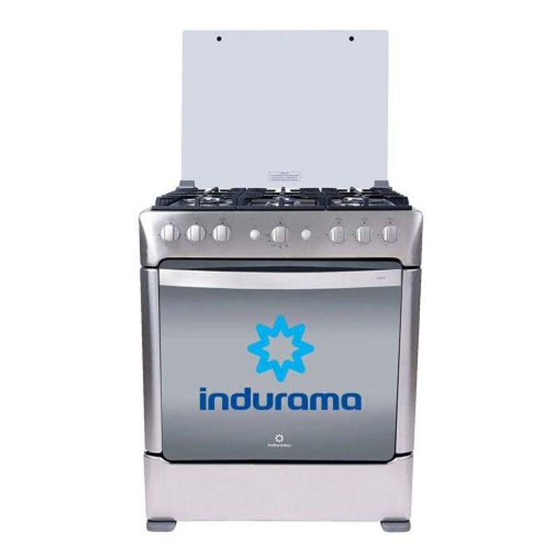 INDURAMA - Cocina Indurama a Gas 6 Hornillas PARMA ZAFIRO Croma