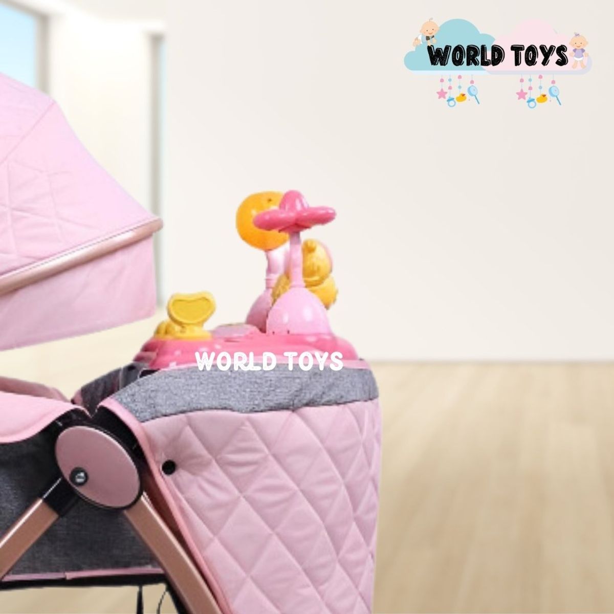 CONFORT - Coche Cuna Musical de Lujo «SUMMER DREAM» Pink