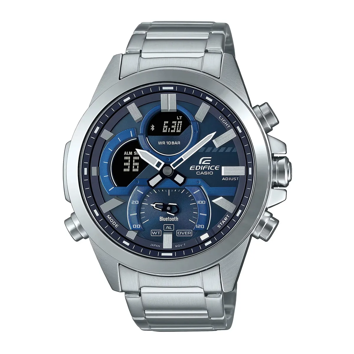 EDIFICE - Reloj Casio Edifice Acero Plata ECB-30D-2ADF EDF-13_.