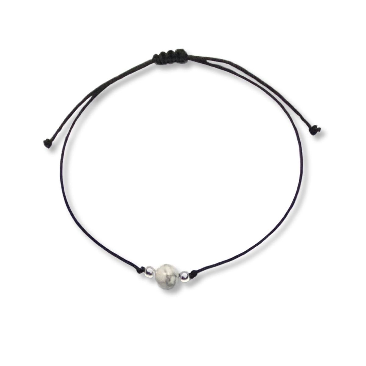 ESPIRAL ROJO - Pulsera Howlita Blanca - Calma la Mente y Concilia el Sueño