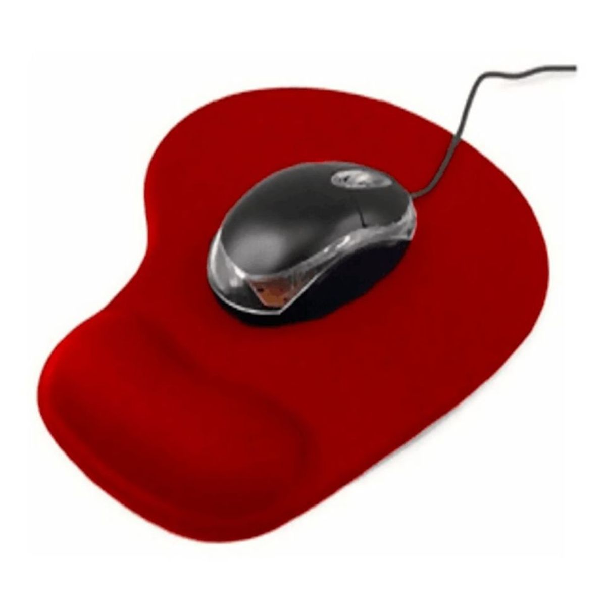 GENERICO - Pad Mouse ergonómico con Gel Rojo
