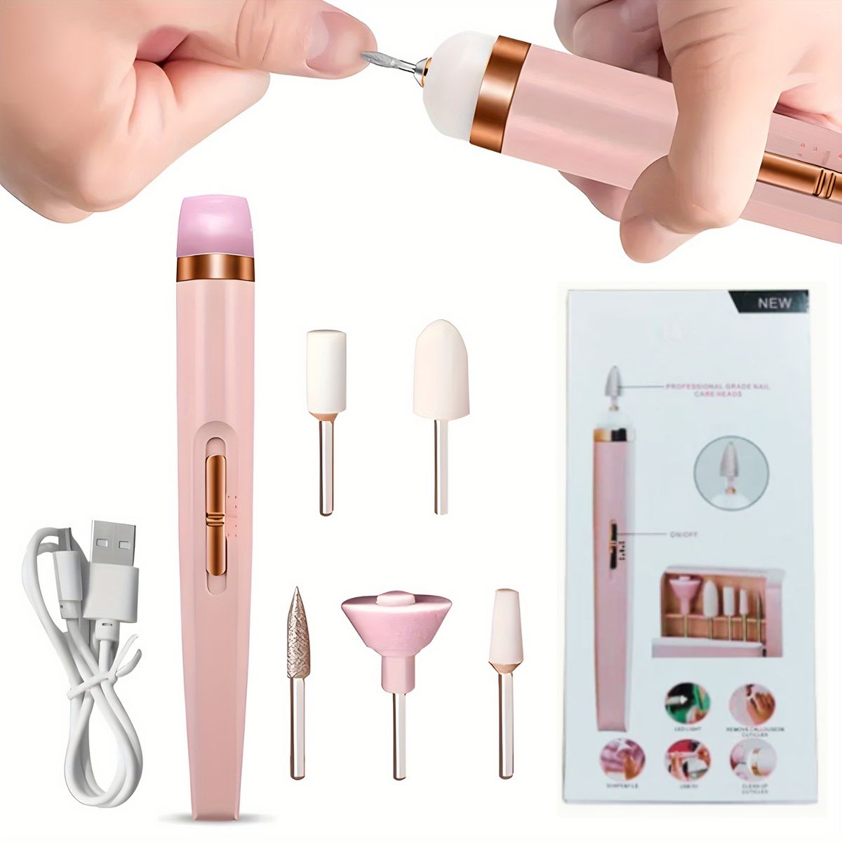 OEM - Pulidor de Uñas Recargable