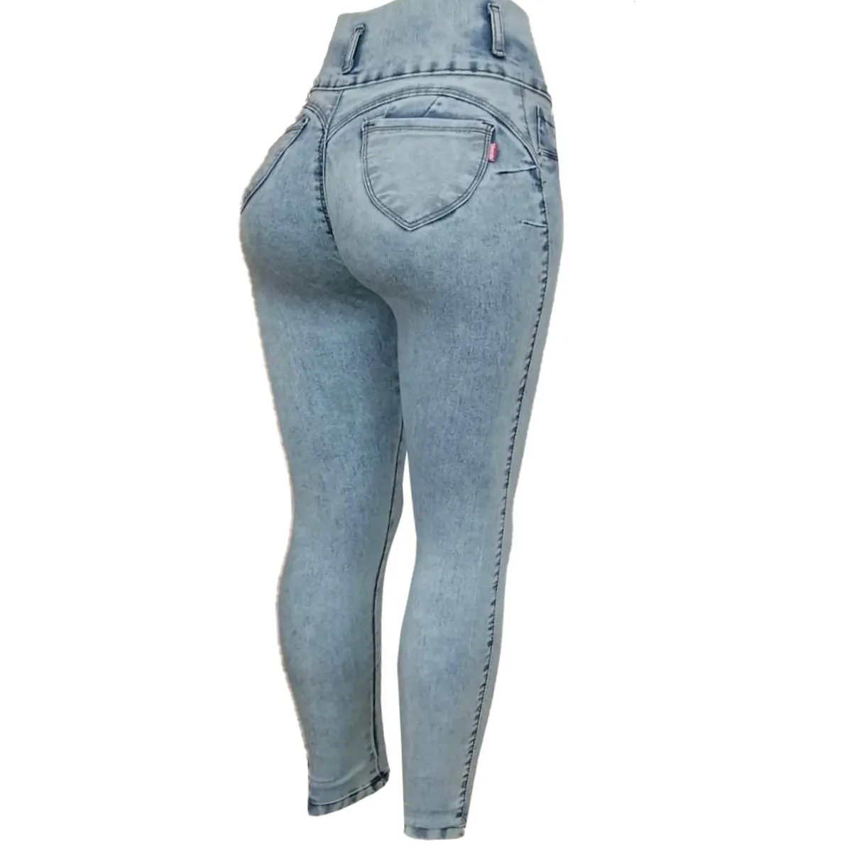 GENERICO - PANTALON JEAN FAJA 3 BOTONES