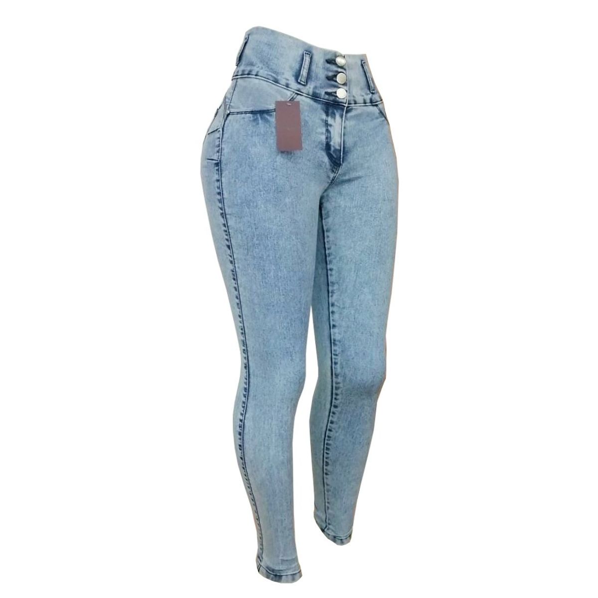 GENERICO - PANTALON JEAN FAJA 3 BOTONES