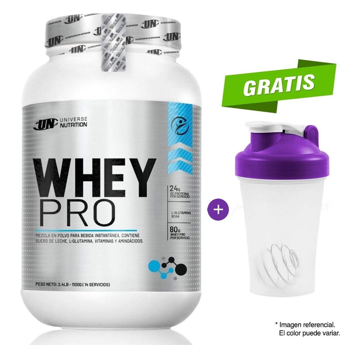 Universe Nutrition - Proteína Universe Nutrition Whey Pro 1.1 kg Vainilla + tomatodo
