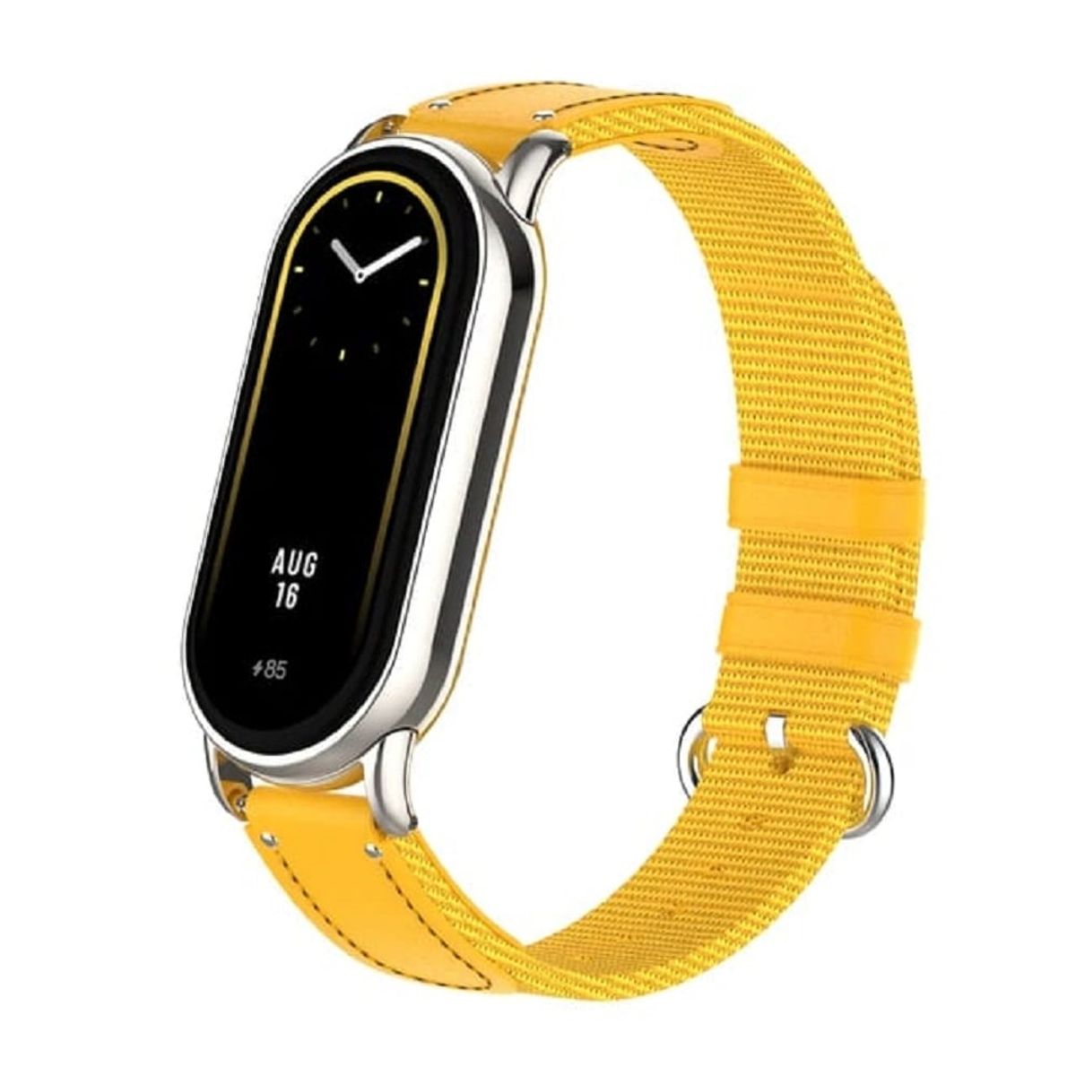 GENERICO - Correa de nylon trenzado para MI BAND 8-9-10 Amarillo