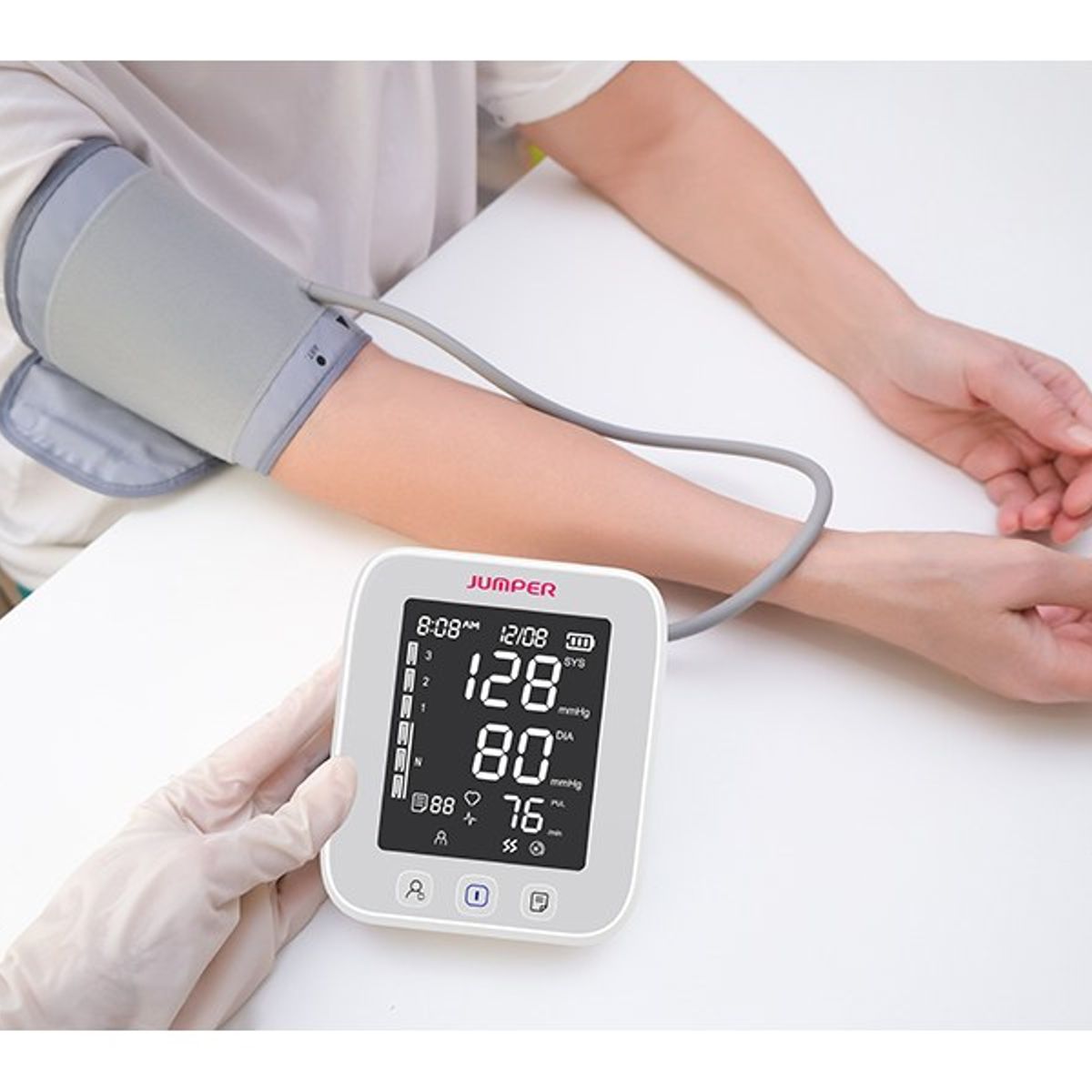 GENERICO - TENSIOMETRO DIGITAL DE BRAZO JUMPER BRAZALETE 22-36 CM