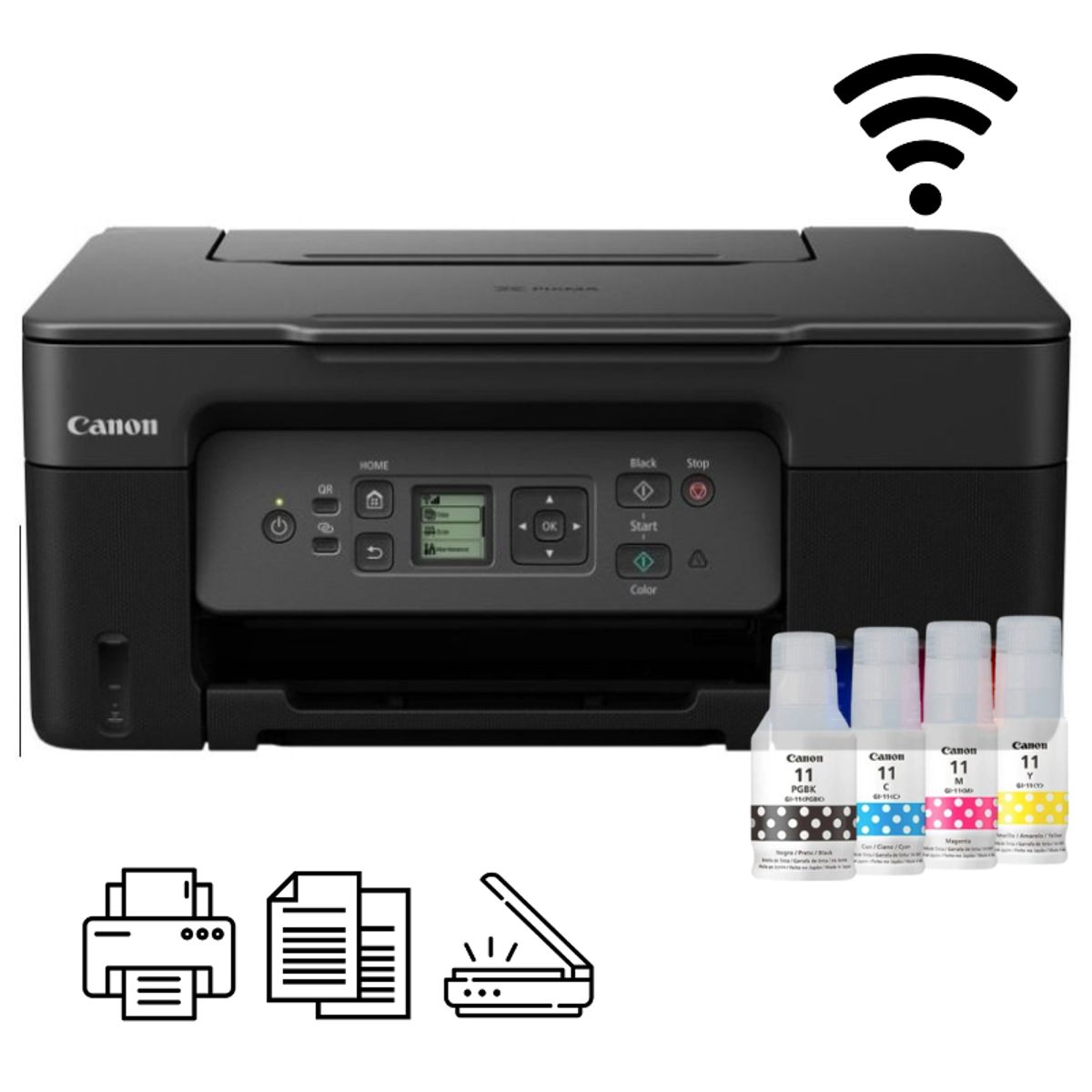 CANON - Impresora Multifuncional Pixma G3170 WIFI