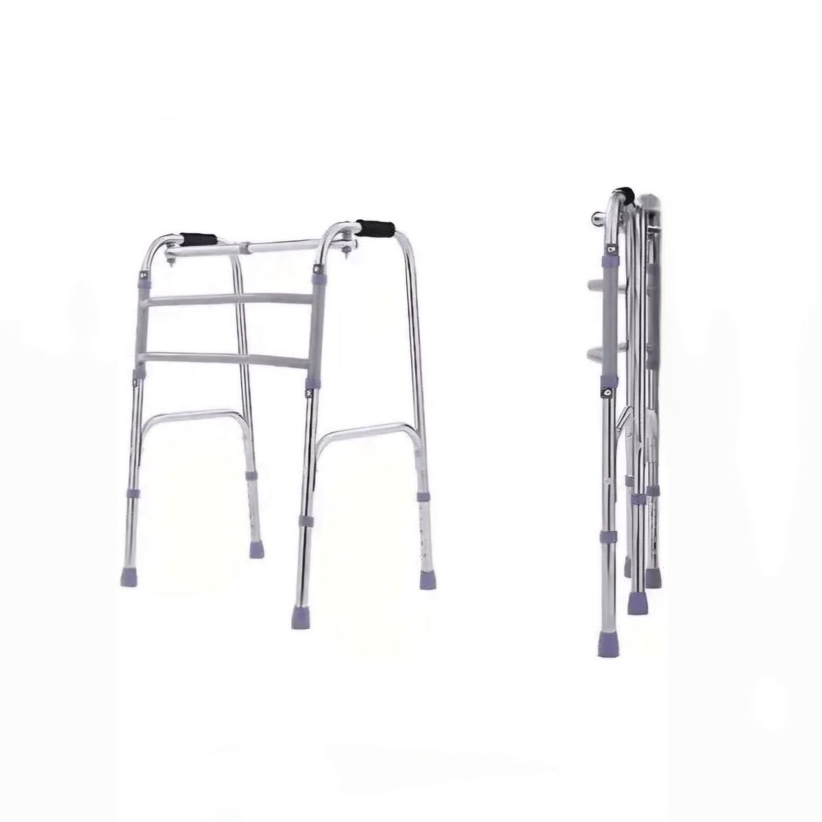 GENERICO - Andador Ortopedico Plegable sin Ruedas Aluminio Importado