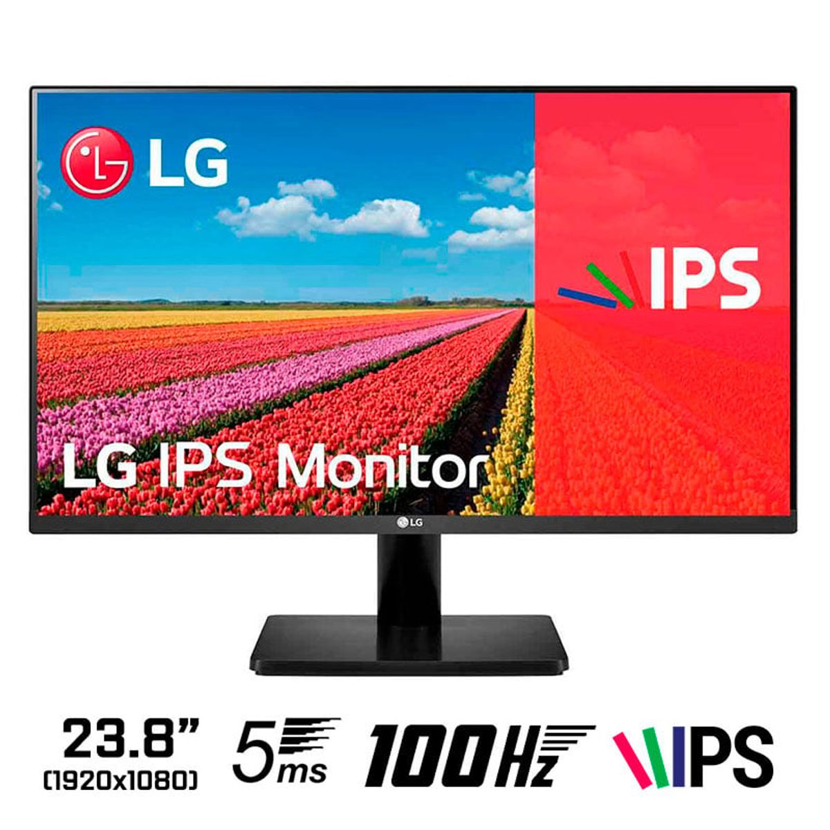 LG - MONITOR LG 24MS500-B 24″ IPS FHD 1920 x 1080 100Hz 1ms AMD FreeSync