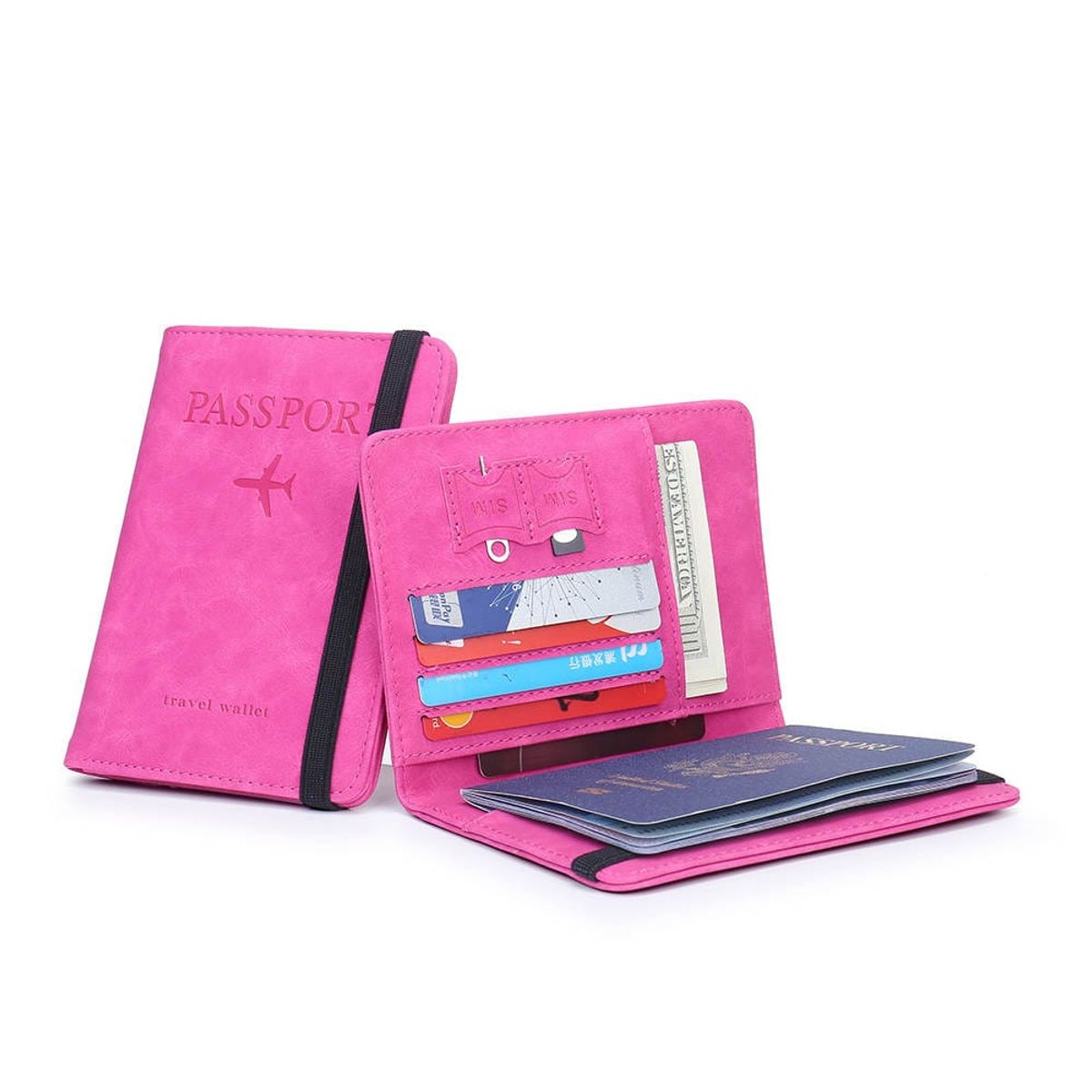 GENERICO - PORTA PASAPORTE TRAVEL WALLET  CARTERA BILLETERA