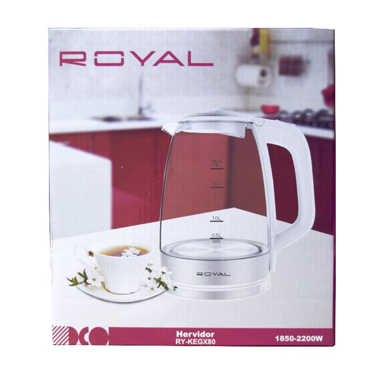 ROYAL - HERVIDOR ROYAL RY- KEGX80