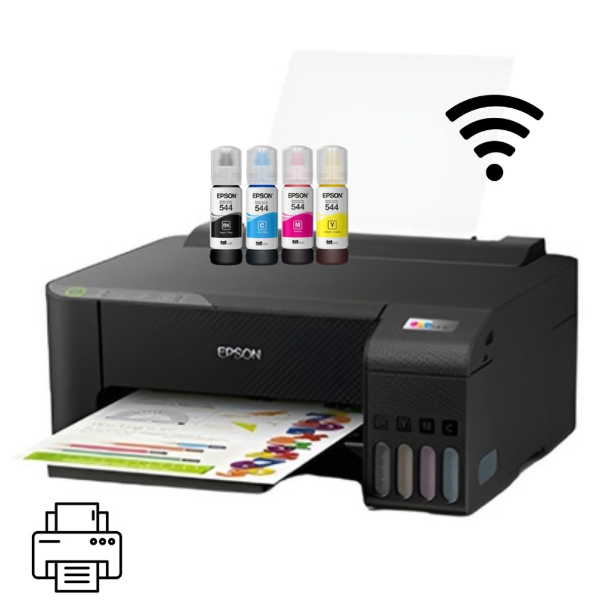 EPSON - Impresora EcoTank L1250 WiFi solo imprime NO COPIA NI ESCANEA