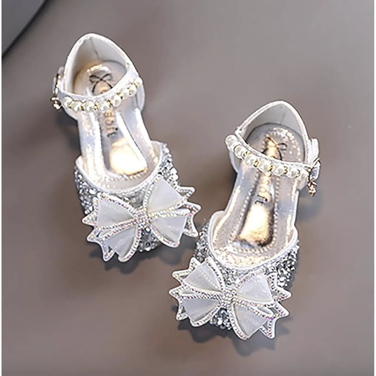 Balerinas Zapatos Color Plata Para NiÃ±a ZAPATO BALERINA DE NIÑA