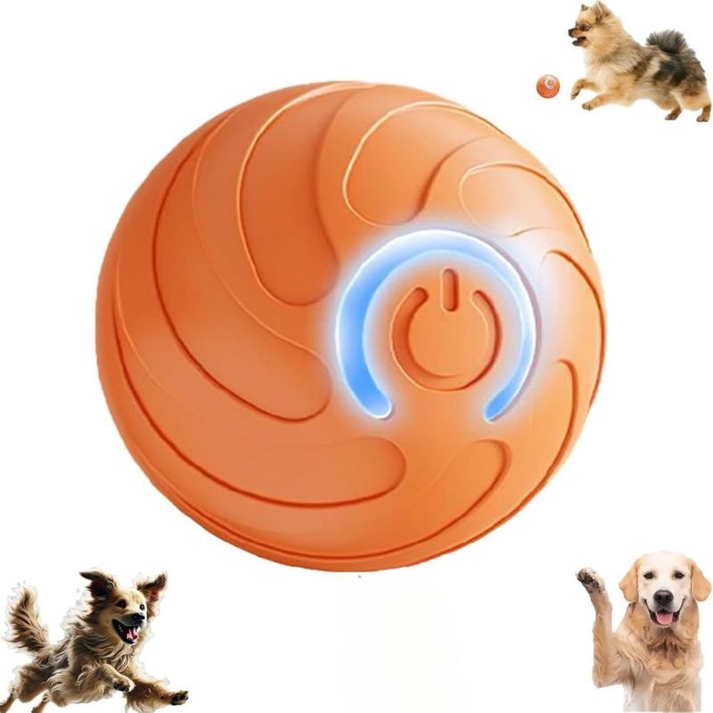 GENERICO - Pelota Interactiva para perros Juguete de Rebote Recargable