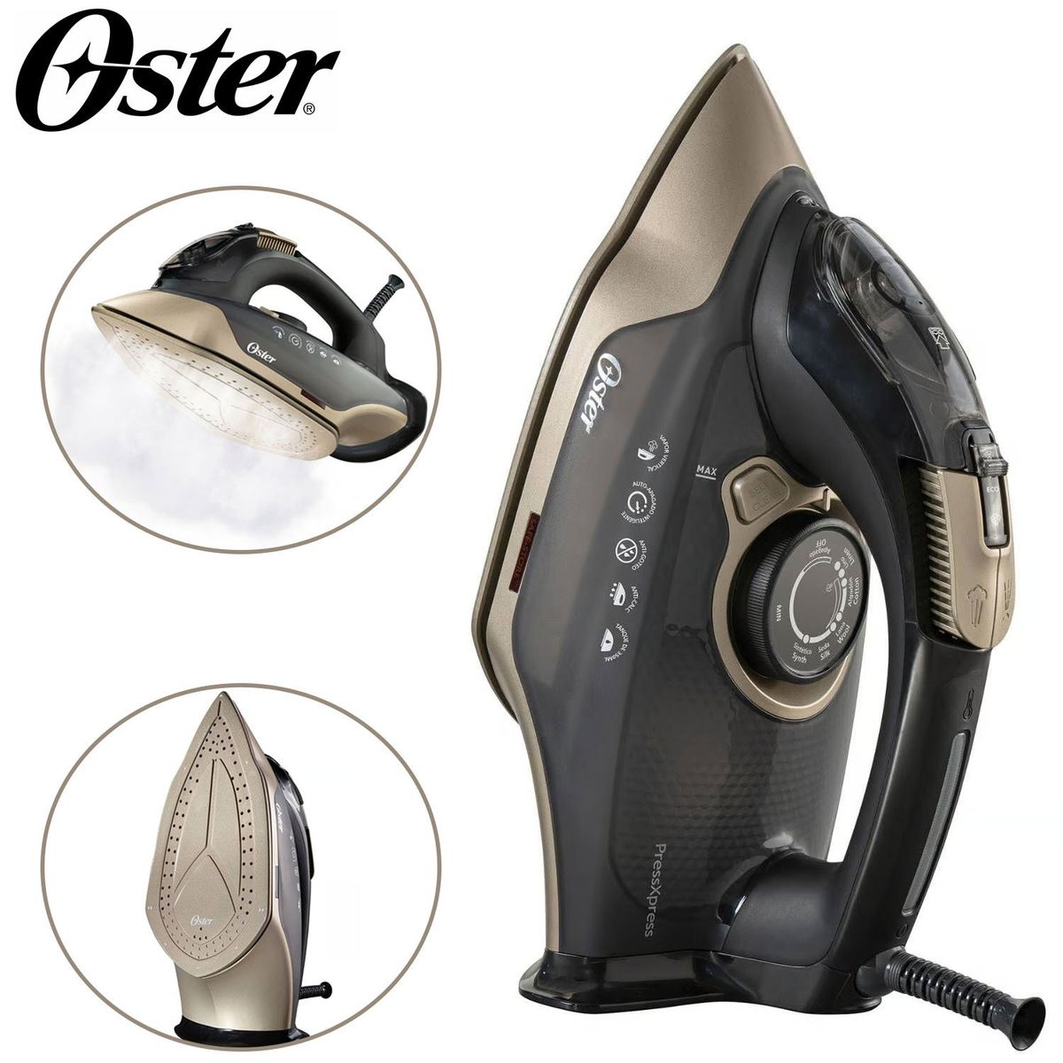OSTER - Plancha de vapor PRESSXPRESS GCSTPX9000B