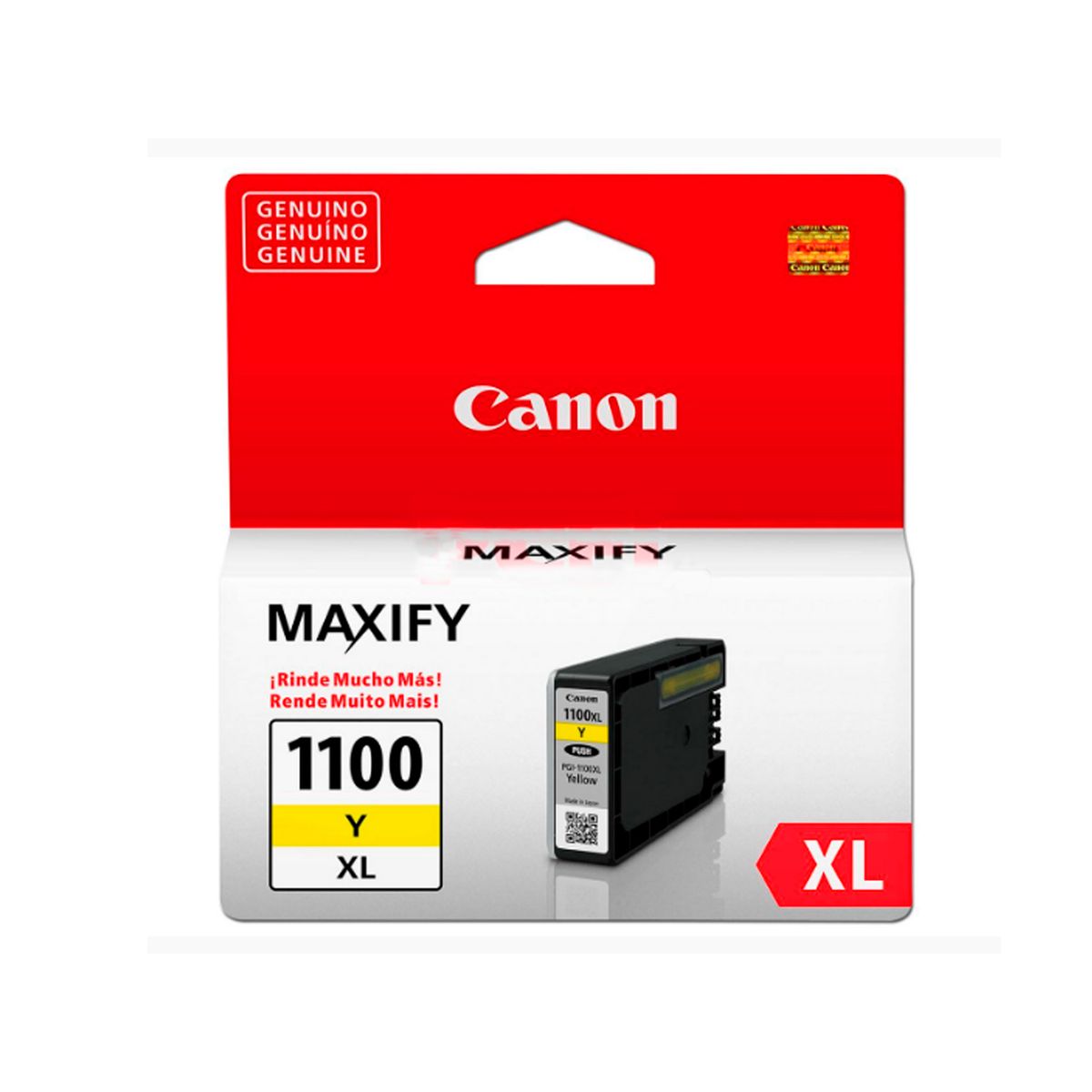 CANON - CARTUCHO CANON PGI-1100XL AMARILLO 1200 PAG, MB2010 P/N: PGI-1100XL