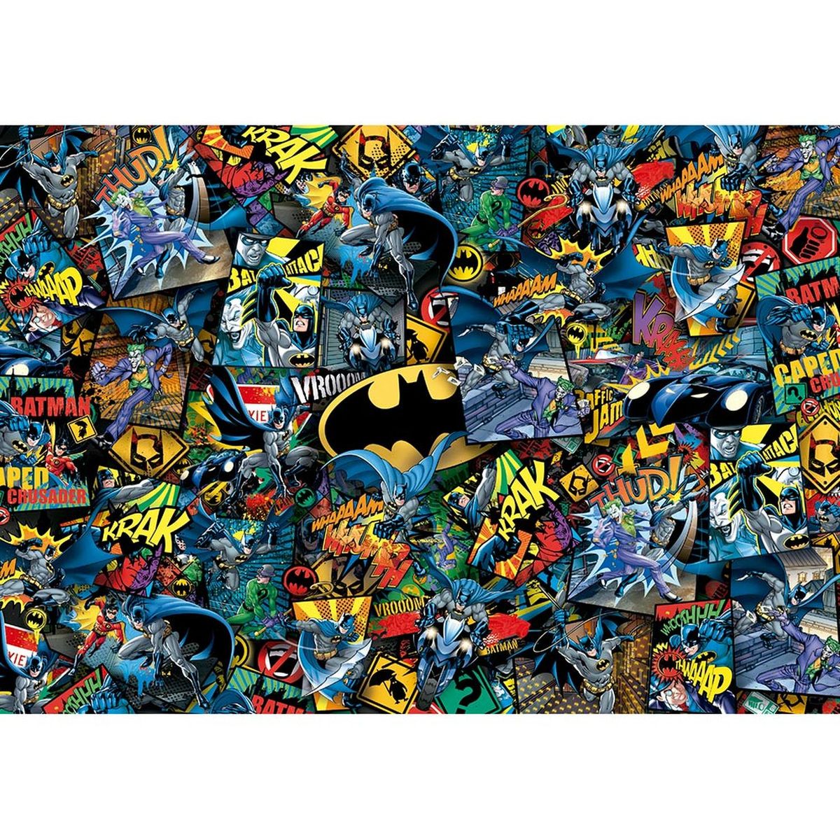 CLEMENTONI - CLEMENTONI ROMPECABEZAS 1000 PZAS. DC COMICS BATMAN