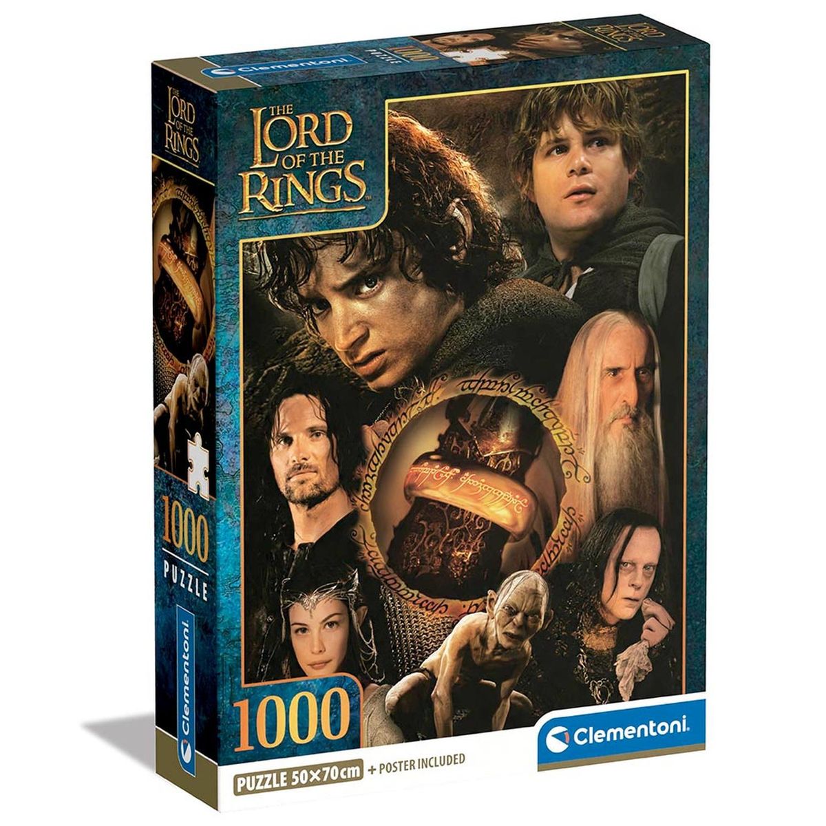 CLEMENTONI - CLEMENTONI ROMPECABEZAS 1000 PZAS.EL SEÑOR DE LOS ANILLOS