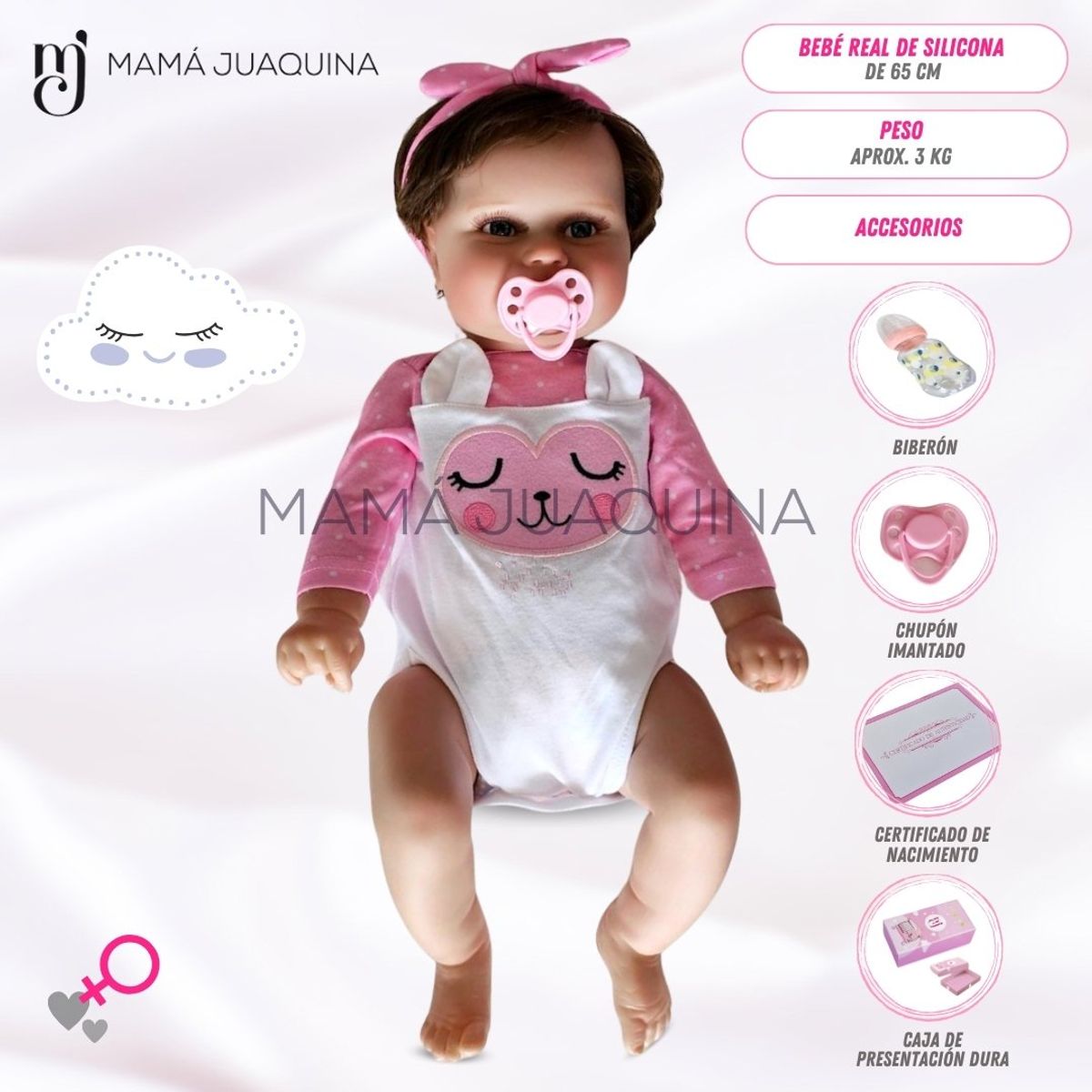 BABY - Bebé Real «AGU BABY» Edición Limitada Girl ARIEL
