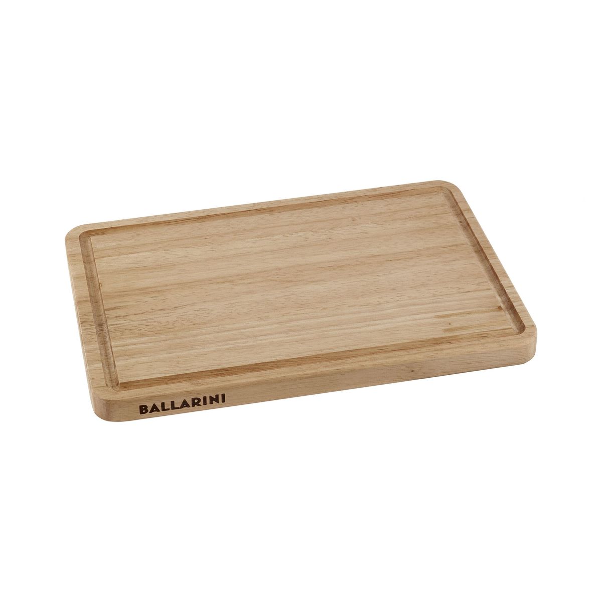 BALLARINI - Tabla para Cortar de Madera de Caucho de 32cm  BALLARINI