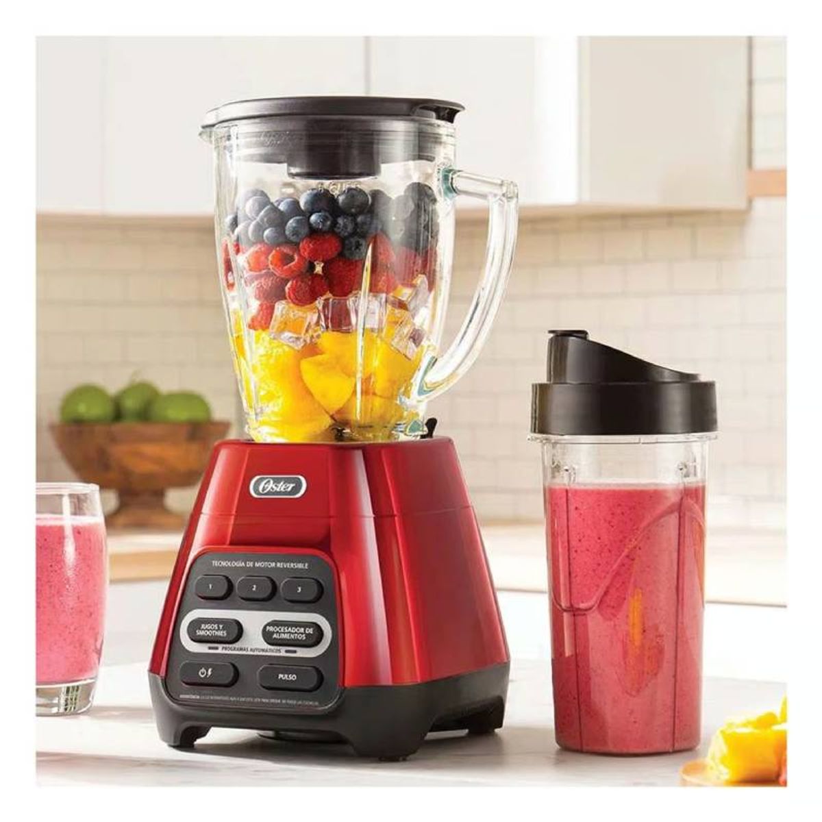 OSTER - Licuadora Reversible Oster BLSTPYG1310 RBG Rojo