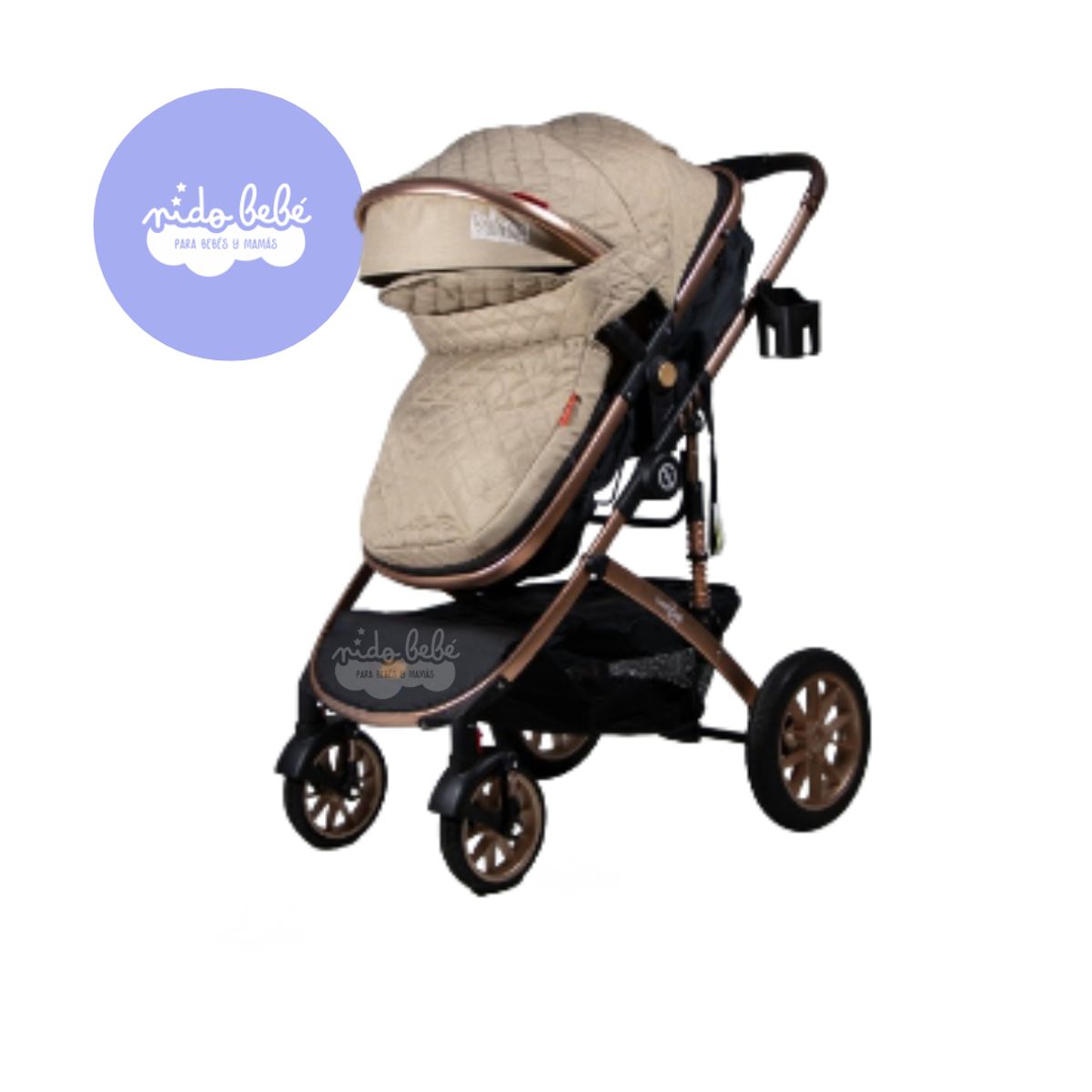 GENERICO - Coche moisés PREMIUM LITE ENA BEIGE