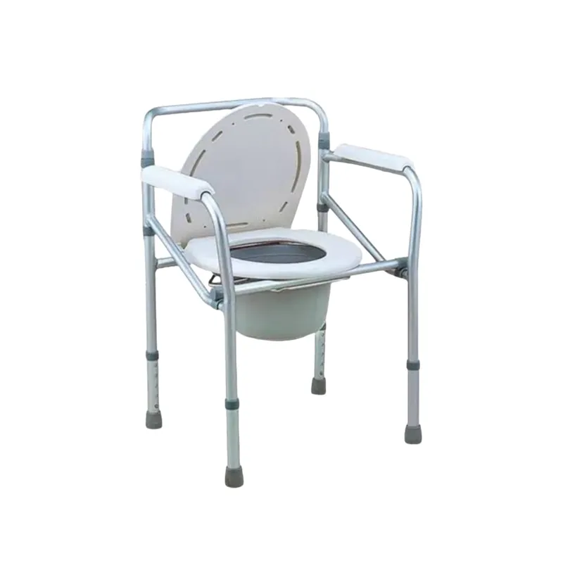 GENERICO - Silla de Baño Inodoro Portatil Plegable de Aluminio Importado