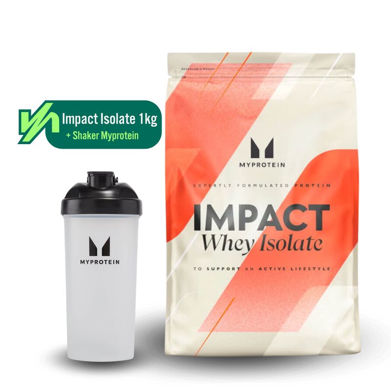 MYPROTEIN - IMPACT WHEY ISOLATE 1 KG - MYPROTEIN- CHOCOLATE+ SHAKER
