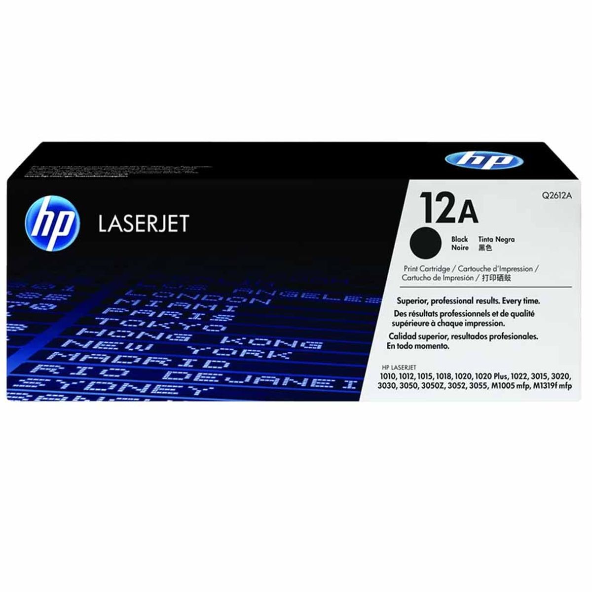HP - TONER HP Q2612A LJ1020/3052/3055/1005/3050 2000  Mil Paginas