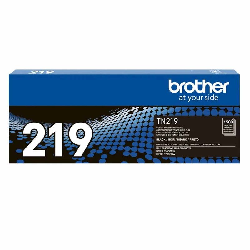 BROTHER - Toner Brother TN-219BK Black L3560 L3760 L3280 1500 Pag
