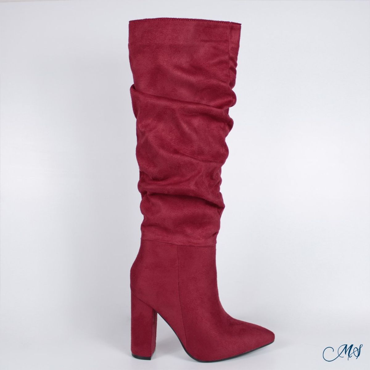 MARGLO SHOES - Botas Altas Gamuza Mujer Rojo M69