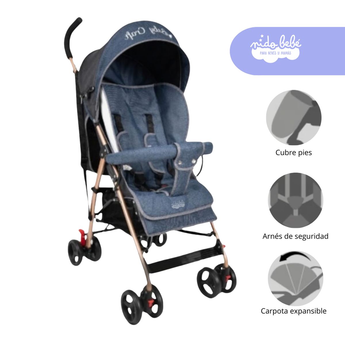 GENERICO - Coche Baston Super Adventure Color Azul