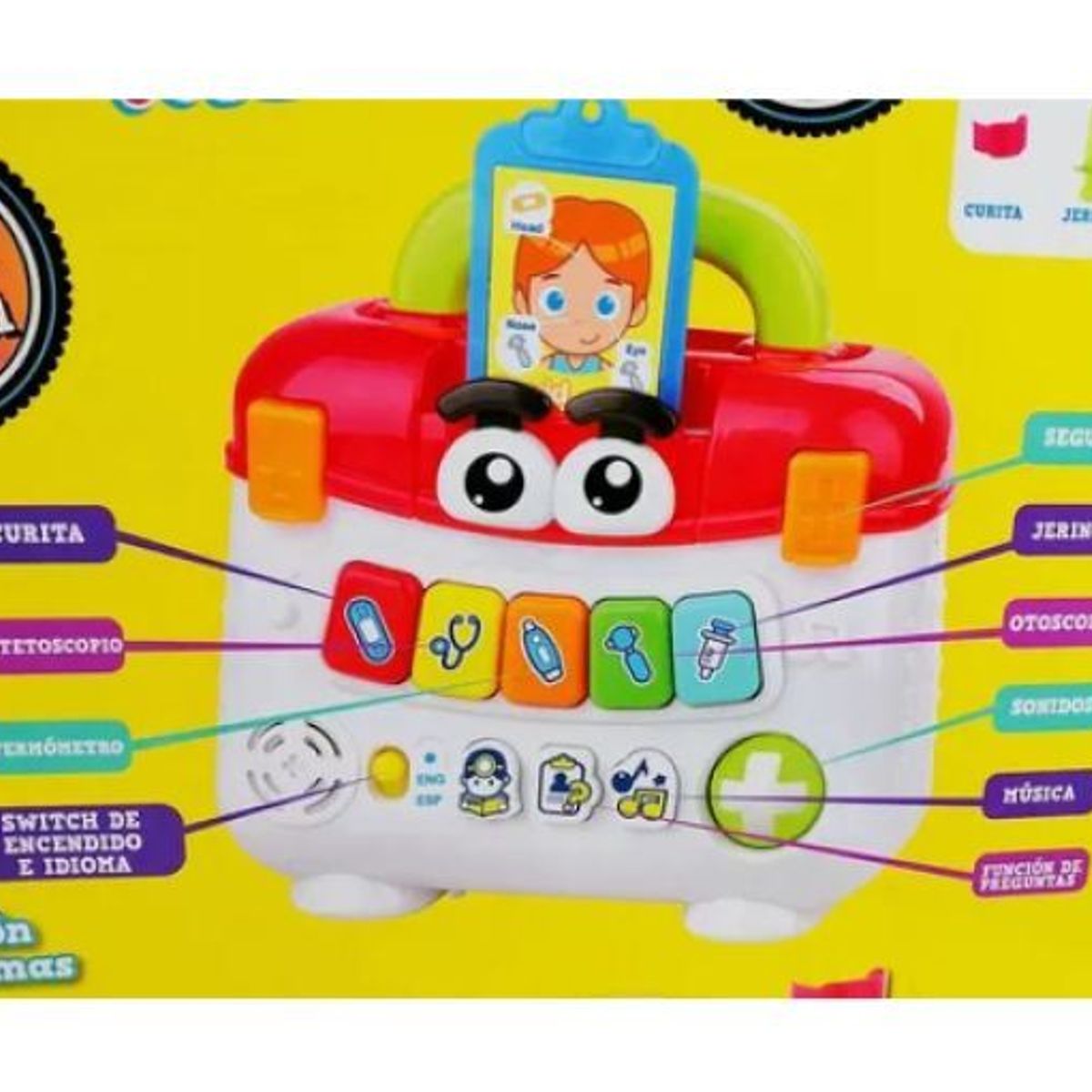 GENERICO - Set  Medico Infantil con Sonido y Luces