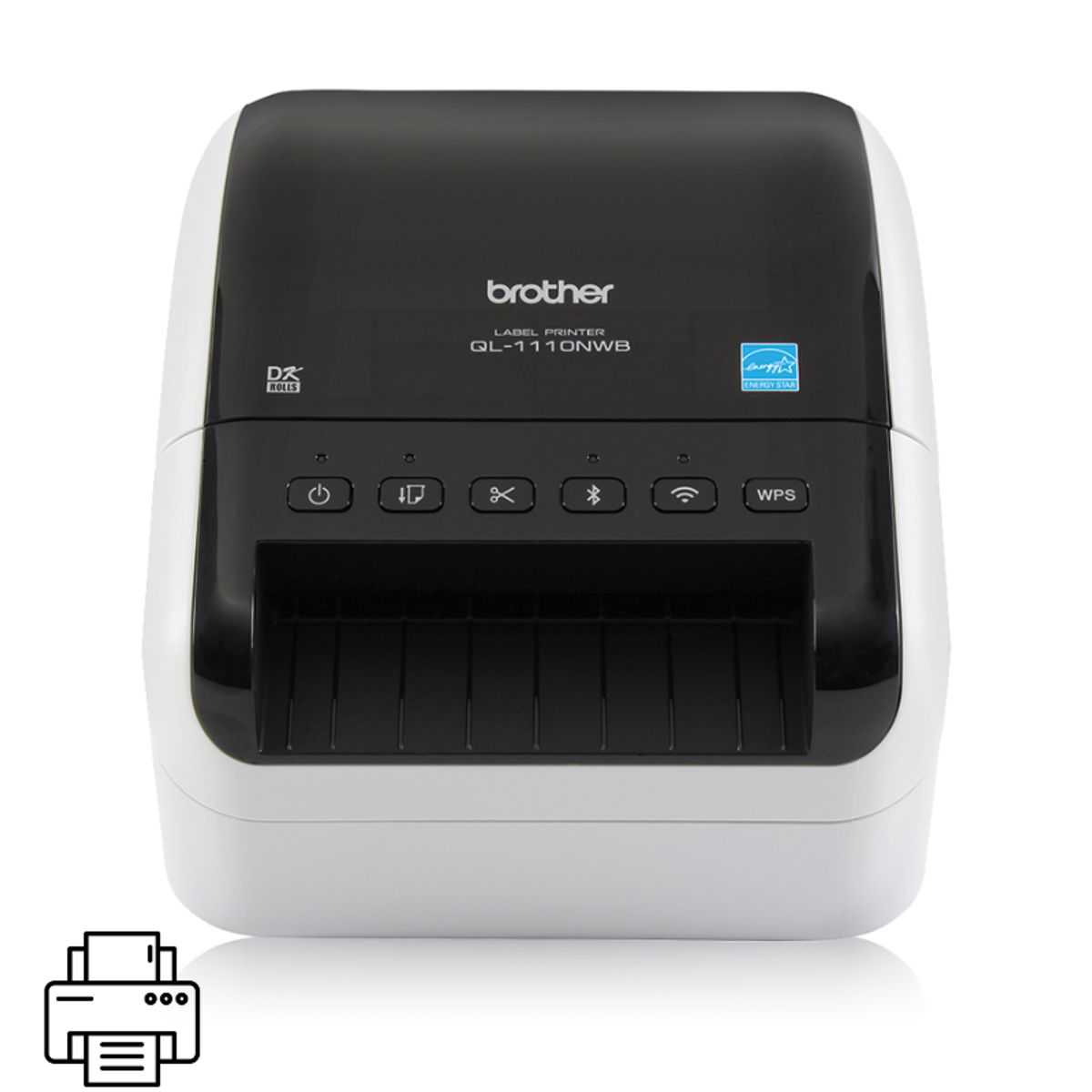 BROTHER - Impresora De Etiqueta QL-1110NWB Brother Wifi Bluetooth Red.