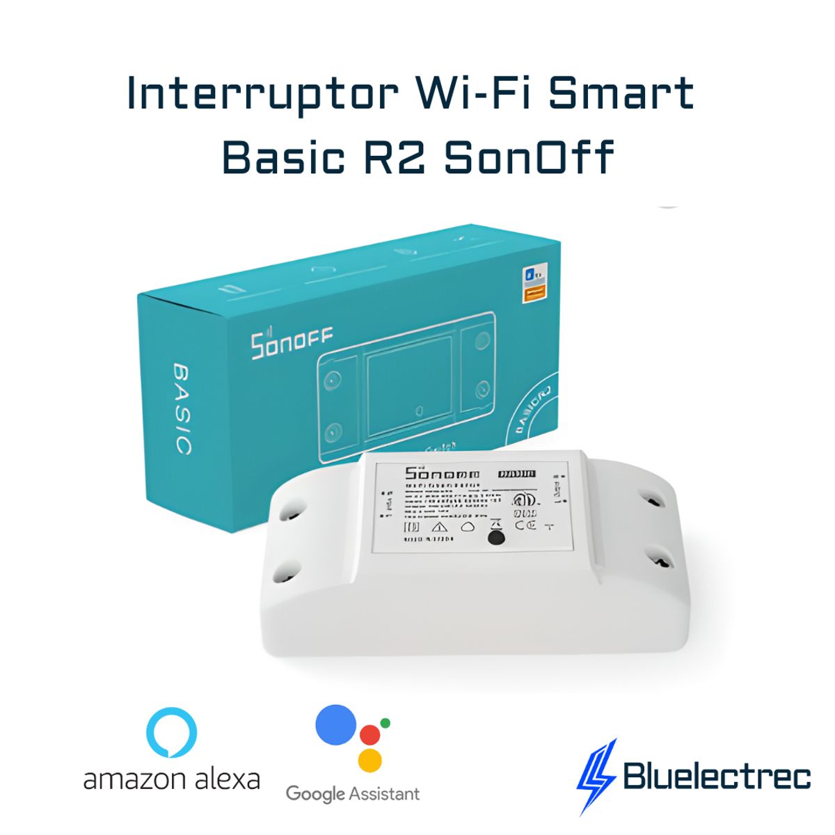 SONOFF - Interruptor inteligente WiFi BasicR2 - SONOFF