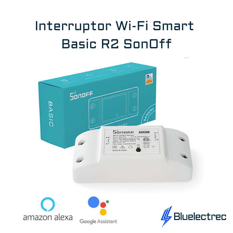 SONOFF - Interruptor inteligente WiFi BasicR2 - SONOFF