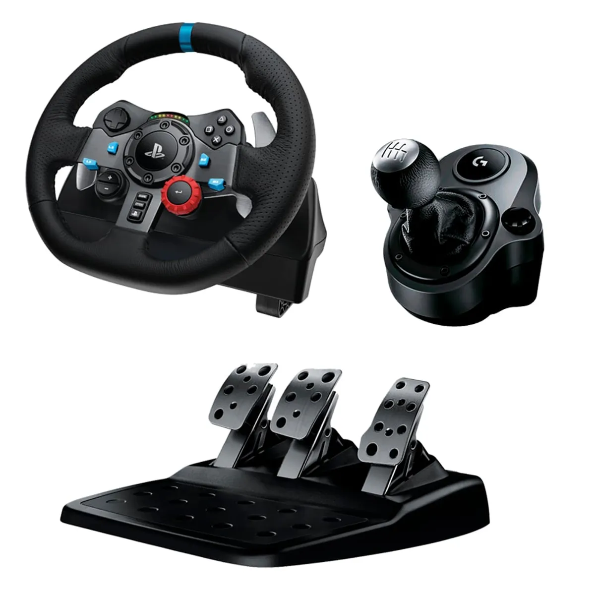 LOGITECH - Timón Con Pedal Logitech G29 Driving Force + Palanca