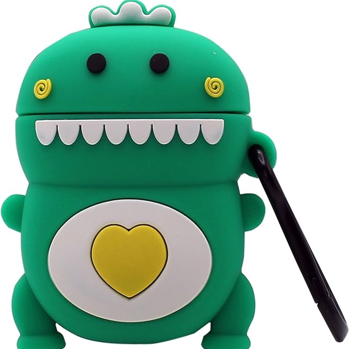 GENERICO - FUNDA AIRPOD DINO CORAZON SILICONA