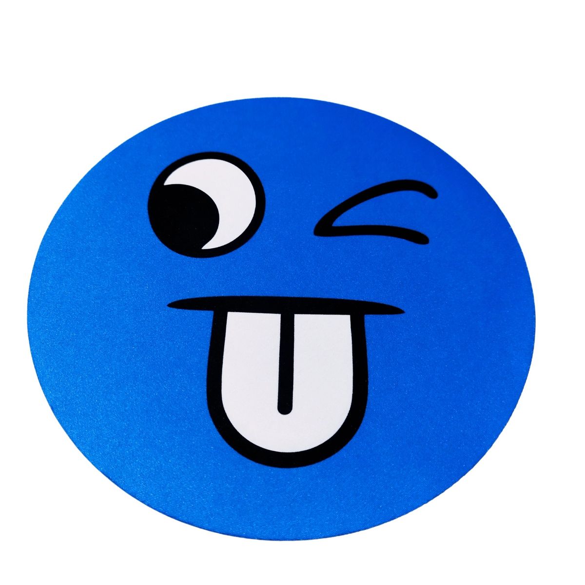 GENERICO - Padmouse emoji circular color azul práctico oficina escritorio