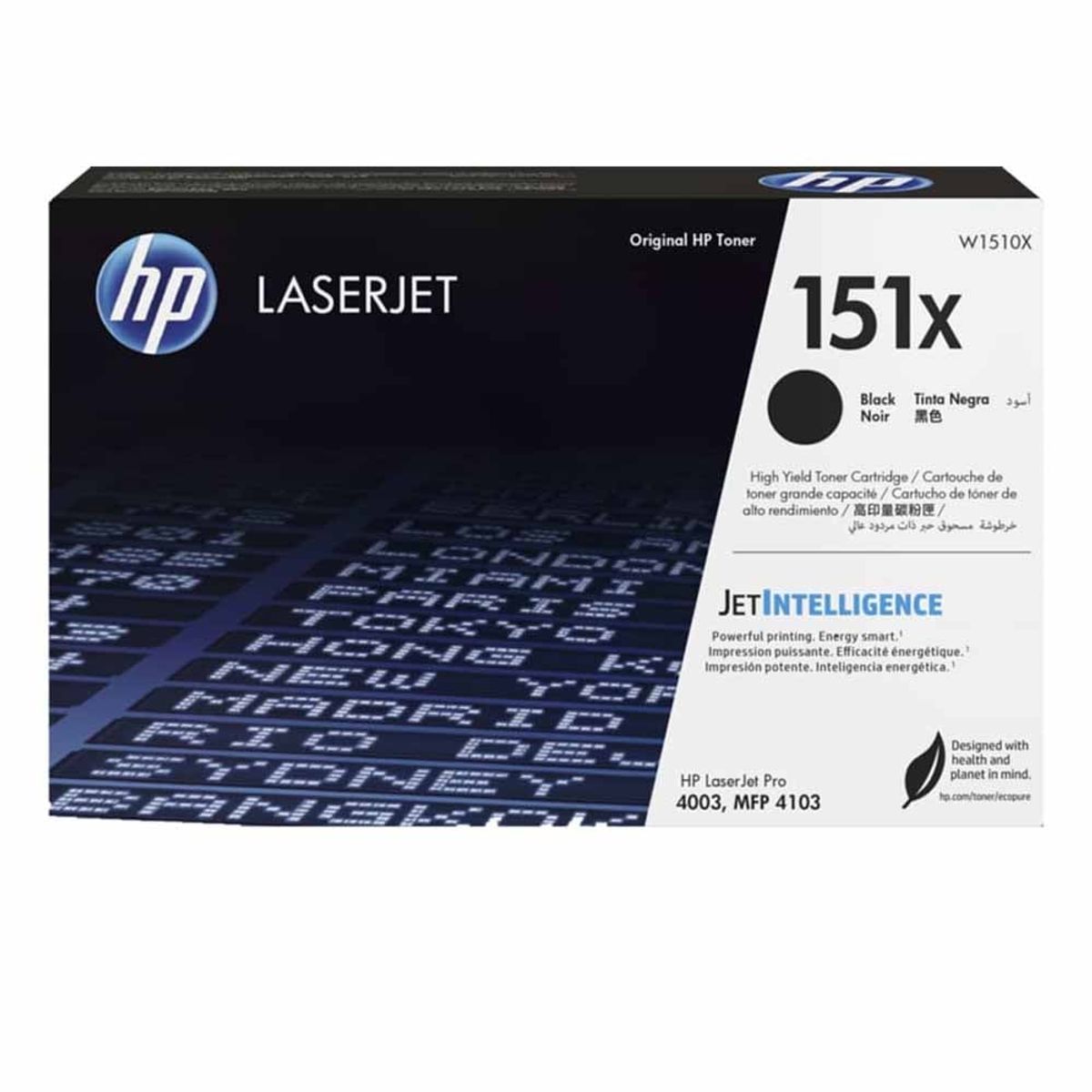HP - Toner HP 151X (W1510X ) L.J. 4003A Black 9,700 Pgs